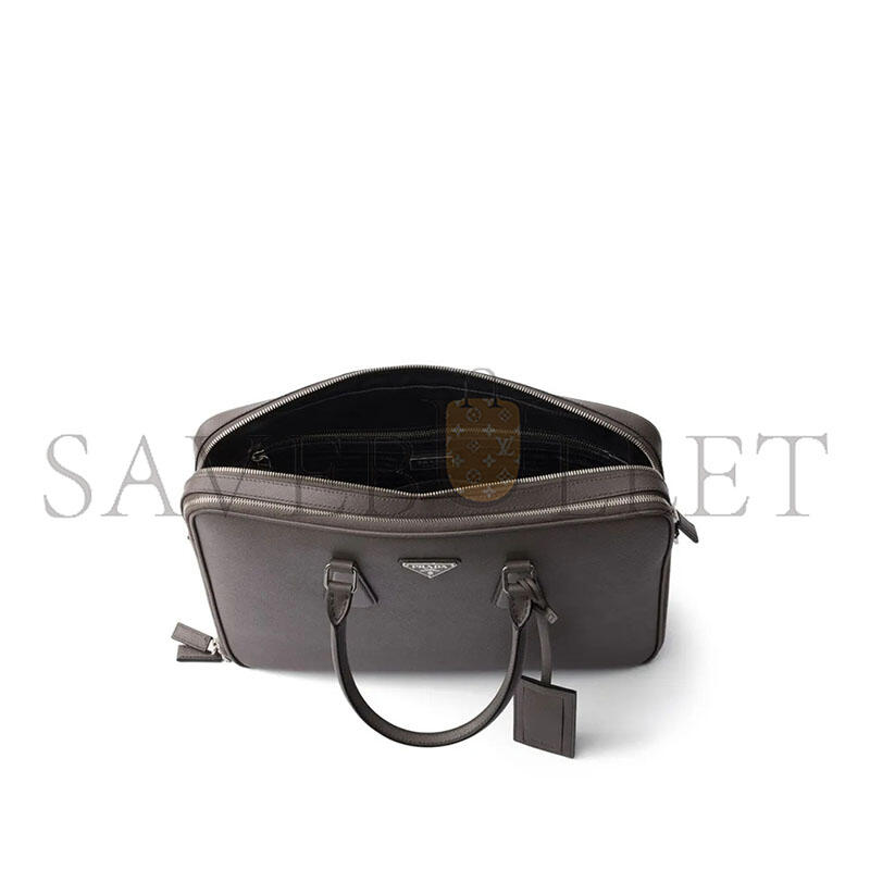 Pra*a structured laptop bag 2ve368 (36*28*4cm)